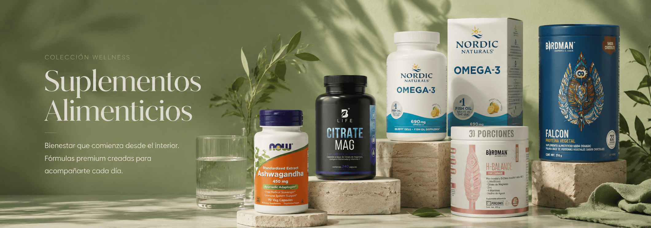Suplementos Alimenticios — Colección Wellness Vitalora