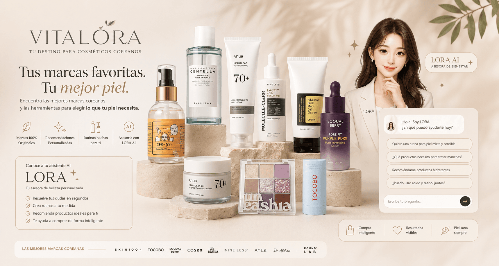 Vitalora — Cosméticos Coreanos Auténticos
